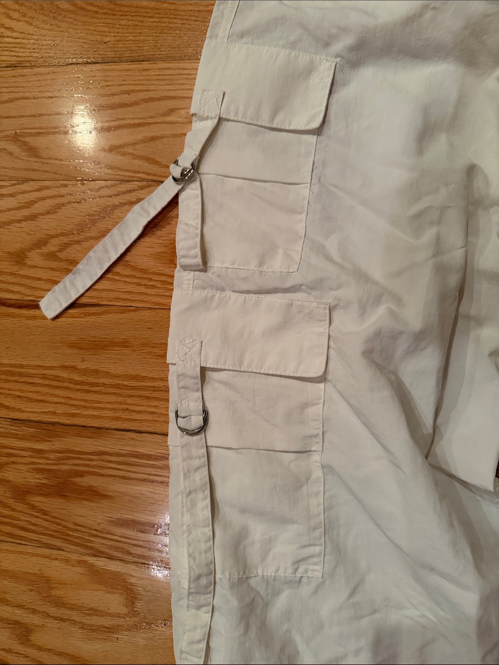 ZARA White Cargo Jogger Pants for women - Picture 4 of 7